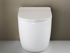 Ceramicanova Напольный приставной унитаз Mia Rimless CN1810 белый – фотография-6