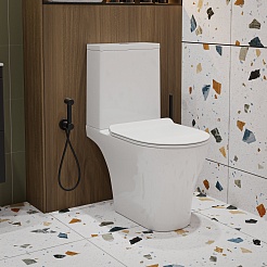 Vivon Унитаз-компакт Colett KWH02 безободковый с быстросъёмным сиденьем микролифт – фотография-3