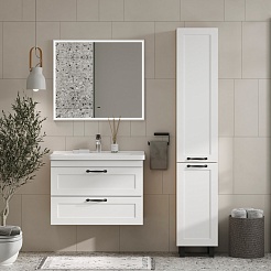 Equil Зеркало Lago 80 белый – фотография-8