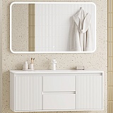 Brevita Мебель для ванной Wine 120 подвесная белая