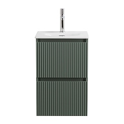 BelBagno Тумба с раковиной Uno mini 40 подвесная Еловый матовый с раковиной BB-8099-3-40 – фотография-2