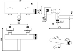 Allen Brau Смеситель для ванны Priority 5.31B10-BN никель браш – фотография-2