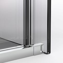 Vincea Душевой уголок Stella 130x80 VSR-1ST8013CL профиль хром стекло прозрачное – фотография-8