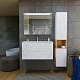Бриклаер Мебель для ванной Кристалл 100 белая – фотография-11
