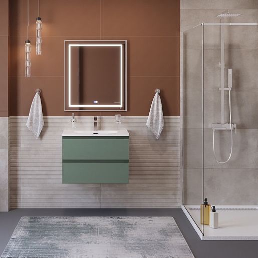 BelBagno Тумба под раковину Kraft 70 подвесная Еловый матовый – картинка-11