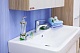 Sanflor Мебель для ванной Ларго 2 70 R Q 70 вяз швейцарский, белая – фотография-13