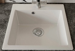 Teymi Мойка кухонная Lori Box 51 матовая белая – фотография-1