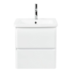 BelBagno Тумба под раковину Albano-Cer 60 подвесная Bianco Lucido – фотография-2