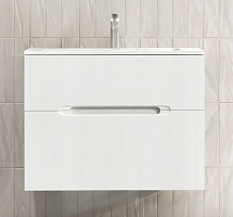 Jorno Тумба под раковину Modul 80 подвесная белая Mоl.01.77/P/W