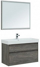 Aquanet Мебель для ванной Nova Lite 100 2 ящика, дуб рошелье – фотография-1