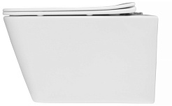 Azario Унитаз подвесной Indor AZ-9004WT безободковый белый – фотография-4