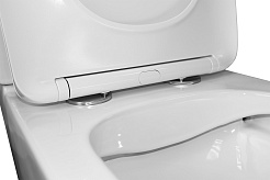 Azario Унитаз-компакт Ferra AZ-1015 безободковый с бачком с сиденьем микролифт белый – фотография-11