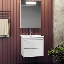  Мебель для ванной Фреш 60 белый/белый – фотография-4