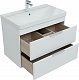 Aquanet Мебель для ванной Ирис New 80 2 ящика подвесная белая глянцевая – картинка-24