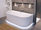 Riho Акриловая ванна DESIRE WALL MOUNTED LED 184x84 – фотография-5