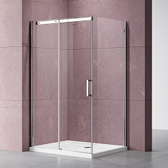 Vincea Душевой уголок Dice 130x80 VSR-4D8013CL профиль хром стекло прозрачное – фотография-2