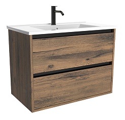 Зов Тумба с раковиной Парма 70 подвесная аттик – фотография-1