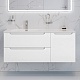 BelBagno Мебель для ванной Etna 120 L подвесная белая матовая – картинка-25