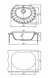 Florentina Мойка гранитная Гребешок шампань – фотография-2