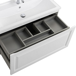 Cezares Тумба с раковиной Giubileo 100 подвесная bianco lucido – фотография-7