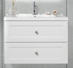 BelBagno Тумба с раковиной DUBLIN-750 Bianco Lucido – фотография-1