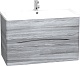 Водолей Мебель для ванной Adel 90 подвесная лиственница структурная контрастно-серая – картинка-10