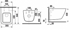 Jika Биде подвесное Pure 8.3042.1.000.302.1 – фотография-2