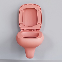 Ambassador Сиденье для унитаза Diamond розовое матовое – фотография-4