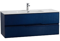 Cezares Тумба с раковиной Duet-N 120 подвесная CZR-8095-120 sapfiro – фотография-1