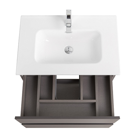 BelBagno Тумба под раковину Kraft 70 подвесная Темно-Серый матовый – фотография-8