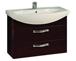 Акватон Тумба под раковину Ария 65 М  тёмно-коричневая – фотография-1