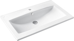 Акватон Тумба с раковиной Форест 75 дуб рошелье/сумеречный голубой – фотография-15