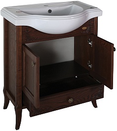 ASB-Woodline Тумба под раковину Салерно 65 антикварный орех – фотография-2