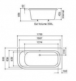 Vagnerplast Акриловая ванна DIANA 170 R – фотография-3