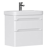 Equil Тумба под раковину Nice 60 2 ящика подвесная белая