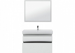 Aquanet Мебель для ванной Nova Lite 100 2 ящика, белая – фотография-4