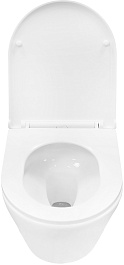 Azario Унитаз подвесной Nove AZ-9312T безободковый белый – фотография-8