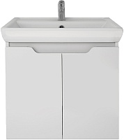 Dreja Тумба под раковину Q (D) 55 подвесная белая