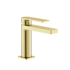 Sancos Смеситель для раковины Studio брашированное золото PVD покрытие SC9015BG – фотография-2