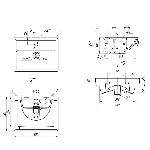 Alvaro Banos Мебель для ванной Valencia Mini 50, зеркало Viento – картинка-9