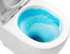 Azario Унитаз-компакт Leo AZ-1253CT безободковый с бачком с сиденьем микролифт белый – фотография-11