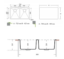Florentina Мойка Логика 700.400.20.10 – фотография-2