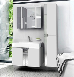  Тумба с раковиной Fresh 80 белый – фотография-3