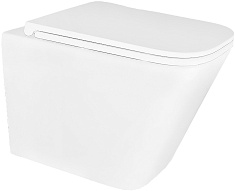 Azario Унитаз подвесной Teramo AZ-0052 безободковый белый