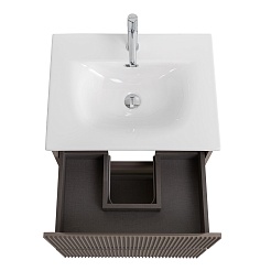 BelBagno Тумба под раковину Uno 60 подвесная Бежевый матовый – фотография-10