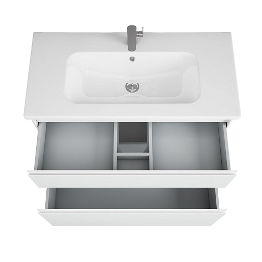 Owl 1975 Тумба с раковиной Malaren 100 2 ящика – фотография-2