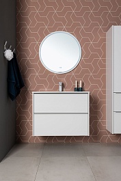 Aquanet Мебель для ванной Вита 70 Flat подвесная белая матовая – фотография-2