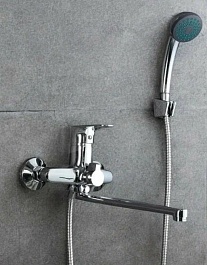 Frap Смеситель для ванны H702 F22702-B хром – фотография-1