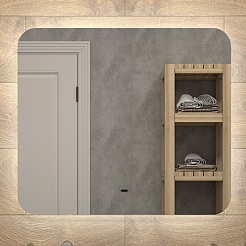 Brevita Мебель для ванной Risacca Pistachio 80 фисташковый – фотография-14