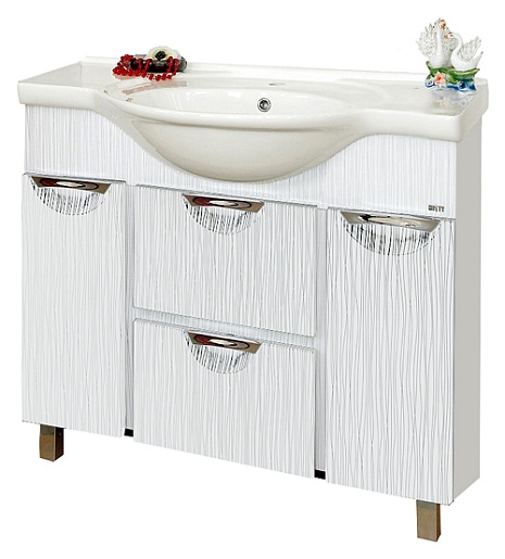 Misty Тумба для умывальника Лорд 85 белая – фото, картинка, фотография-1